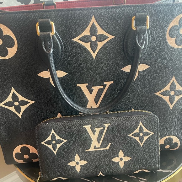 Louis Vuitton Handbags - EUC Louis Vuitton On The Go Bicolor Empreinte Tote MM and Wallet